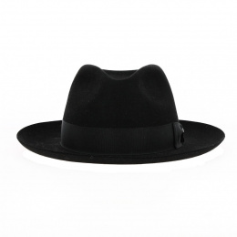 Fedora Atos Black Felt Hat - Mayser