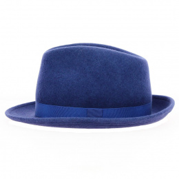Trilby Royal Blue Wool Hat - Traclet