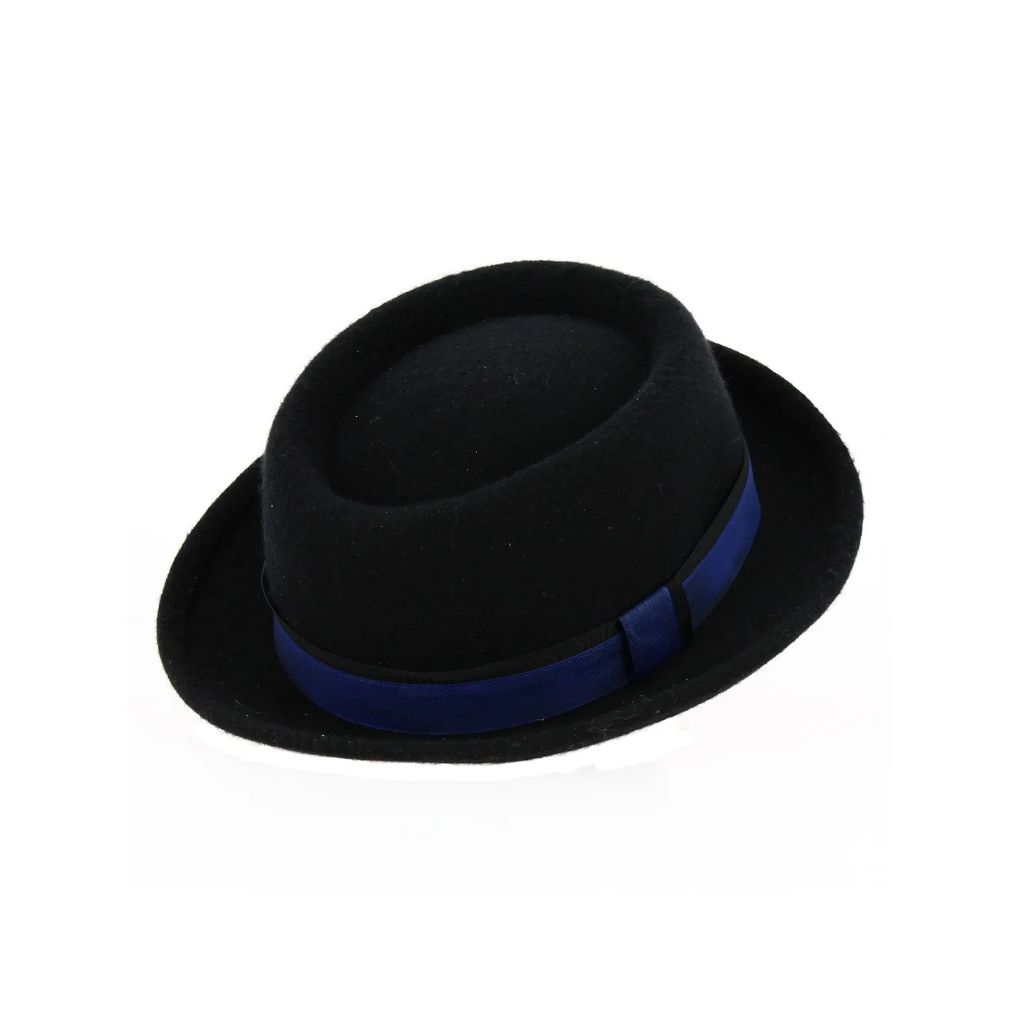 Chapeau PorkPie Channing Feutre Noir - Traclet Reference : 3292 | Chapellerie Traclet