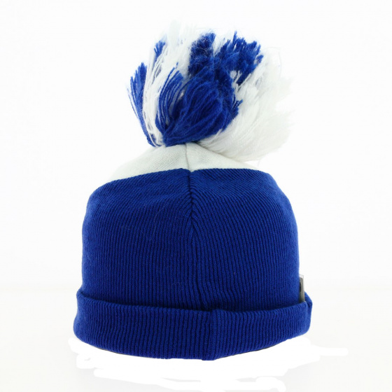 Ludvic Blue Pompom Beanie - Traclet