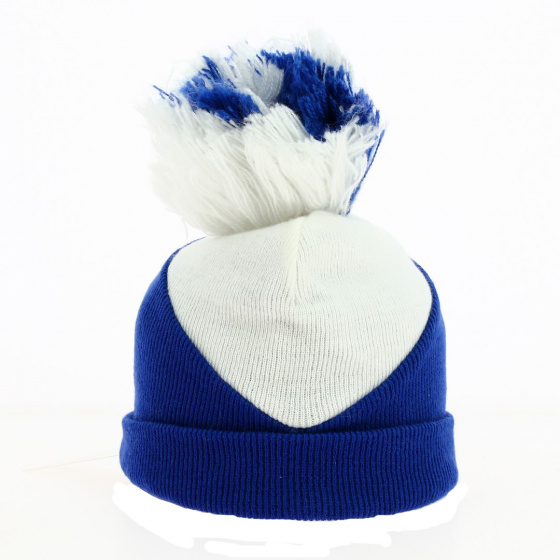 Ludvic Blue Pompom Beanie - Traclet