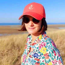 Orange recycled polyester baseball cap - Le chapoté