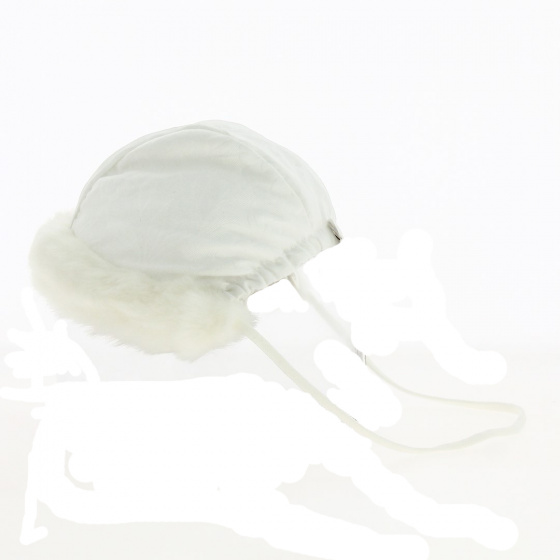White Christening Bonnet for Children - Traclet