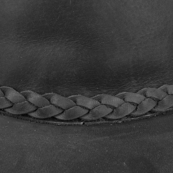 Black Leather Annville Hat - Stetson