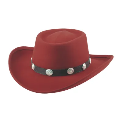 Western Hat Close Friend Red Wool Felt - Bullhide Reference: 18182 | Traclet Hat Shop