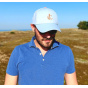 Light Blue Recycled Polyester Baseball Cap - Le chapoté