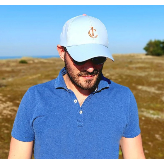 Light Blue Recycled Polyester Baseball Cap - Le chapoté