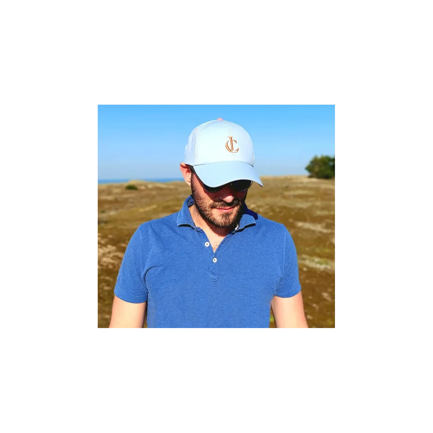 Light Blue Recycled Polyester Baseball Cap - Le chapoté   Reference: 18187| Chapellerie Traclet