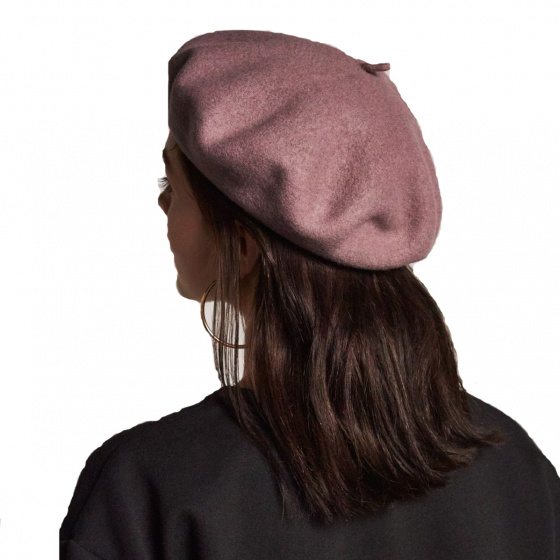 Mauve Wool Audrey Beret - Brixton