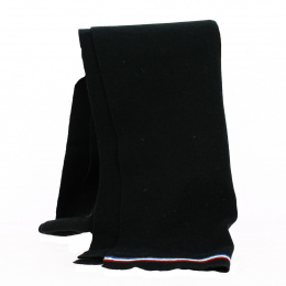 Black wool scarf - Traclet
