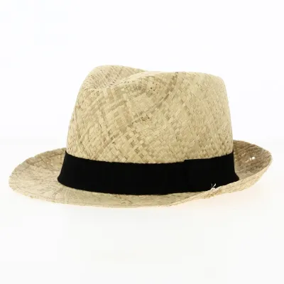 Chapeau Trilby Carisio Raphia - Traclet Reference : 18201 | Chapellerie Traclet