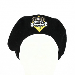 Bouledogue embroidered beret - Traclet