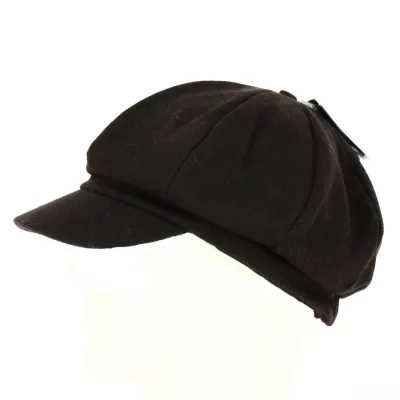 Casquette Gavroche Marron Laine- Traclet Reference : 18204 | Chapellerie Traclet