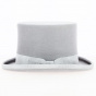 Mélusine Grey Mouse Top Hat - Traclet