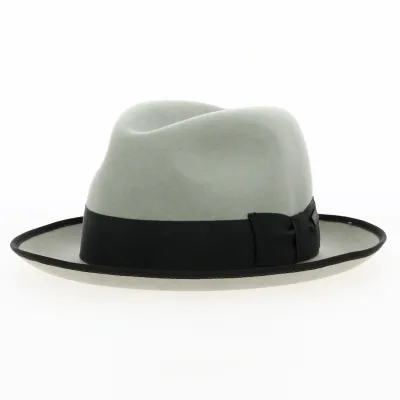 CChapeau Fedora Oxford Feutre Poil Gris - Guerra Reference : 18218 | Chapellerie Traclet