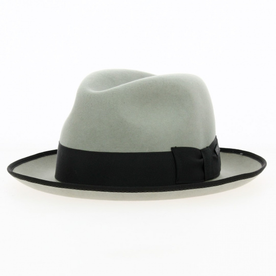 Fedora Hat Oxford Felt Grey Hair - Guerra