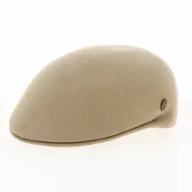 Casquette Bombée Feutre Poil Beige - Guerra Reference : 18220 | Chapellerie Traclet