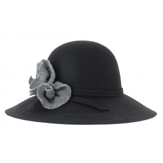 Unformed Wool Felt Wide Brim Hat - Traclet