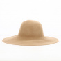 Unformed Wool Felt Wide Brim Hat - Traclet