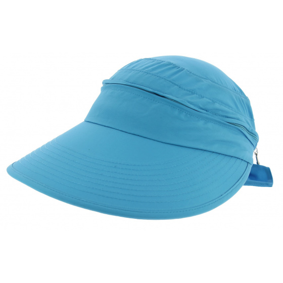 Butterfly Turquoise UV & Waterproof Visor Cap - Aussie Apparel