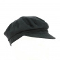 Black heating cap with rigid visor - TRACLET