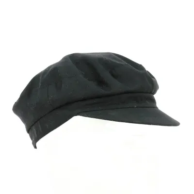 Black Heating Cap with Rigid Visor - TRACLET Reference: 18225 | Chapellerie Traclet