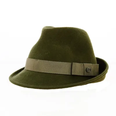 Chapeau Trilby robert Vert - Traclet Reference : 18227 | Chapellerie Traclet