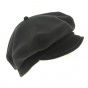 Brown fleece beret cap - Eva line