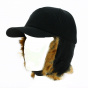 Black earflap cap - Traclet