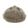 Casquette Cuir Wayne Taupe - Traclet Reference : 18237 | Chapellerie Traclet