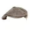 Casquette Cuir Wayne Taupe - Traclet Reference : 18237 | Chapellerie Traclet