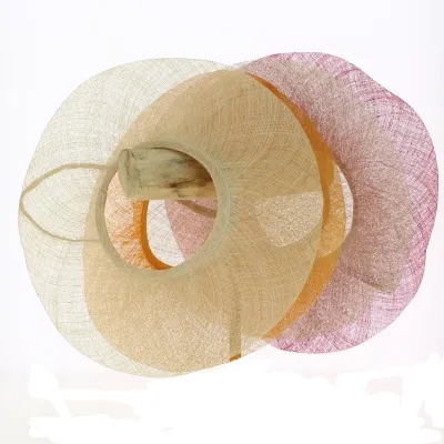 Sisal Brim for Ceremony Wide-Brimmed Hat - Traclet Reference: 18244 | Traclet Hat Shop