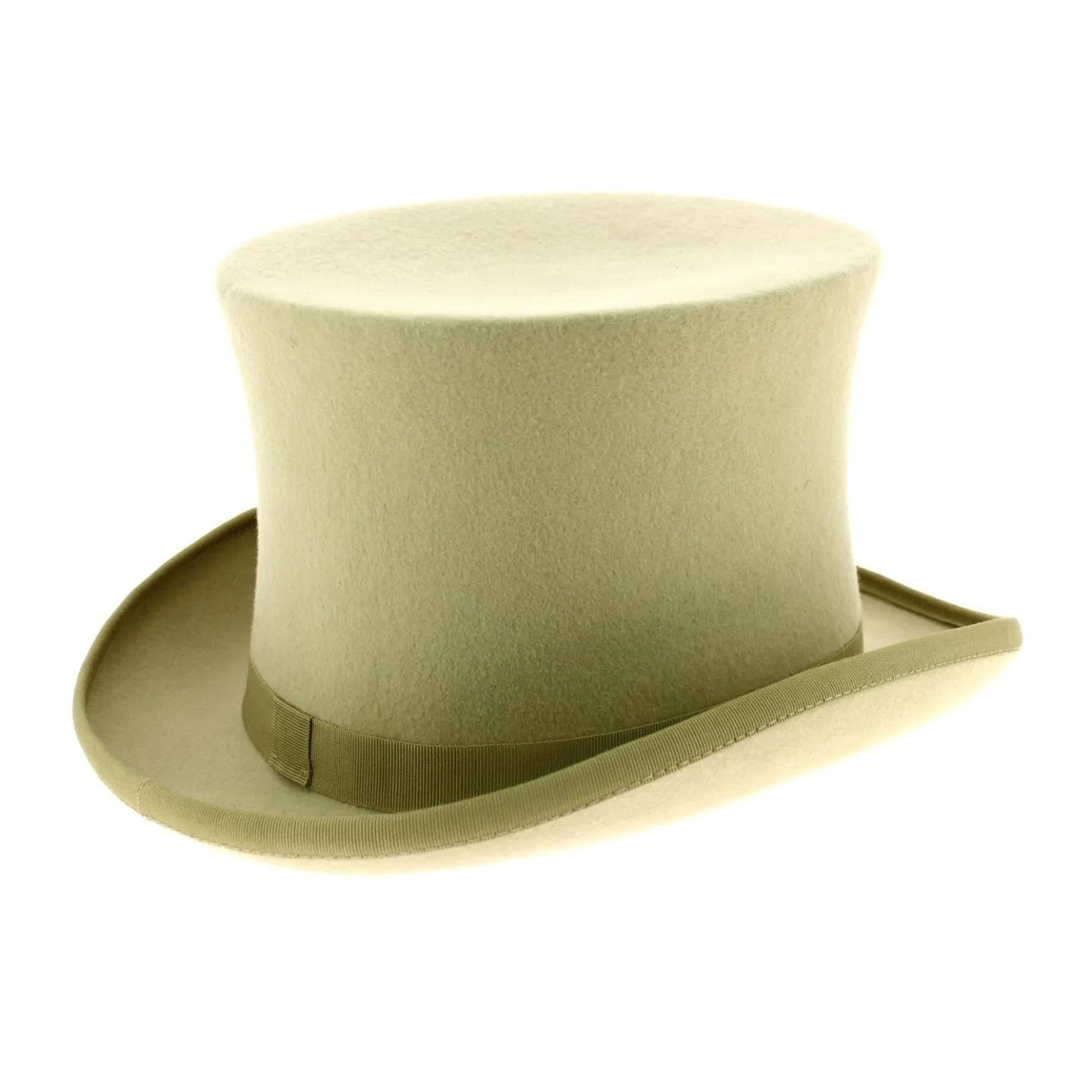 Pale Yellow Felt Top Hat - Traclet Reference: 18245 | Traclet Hat Shop
