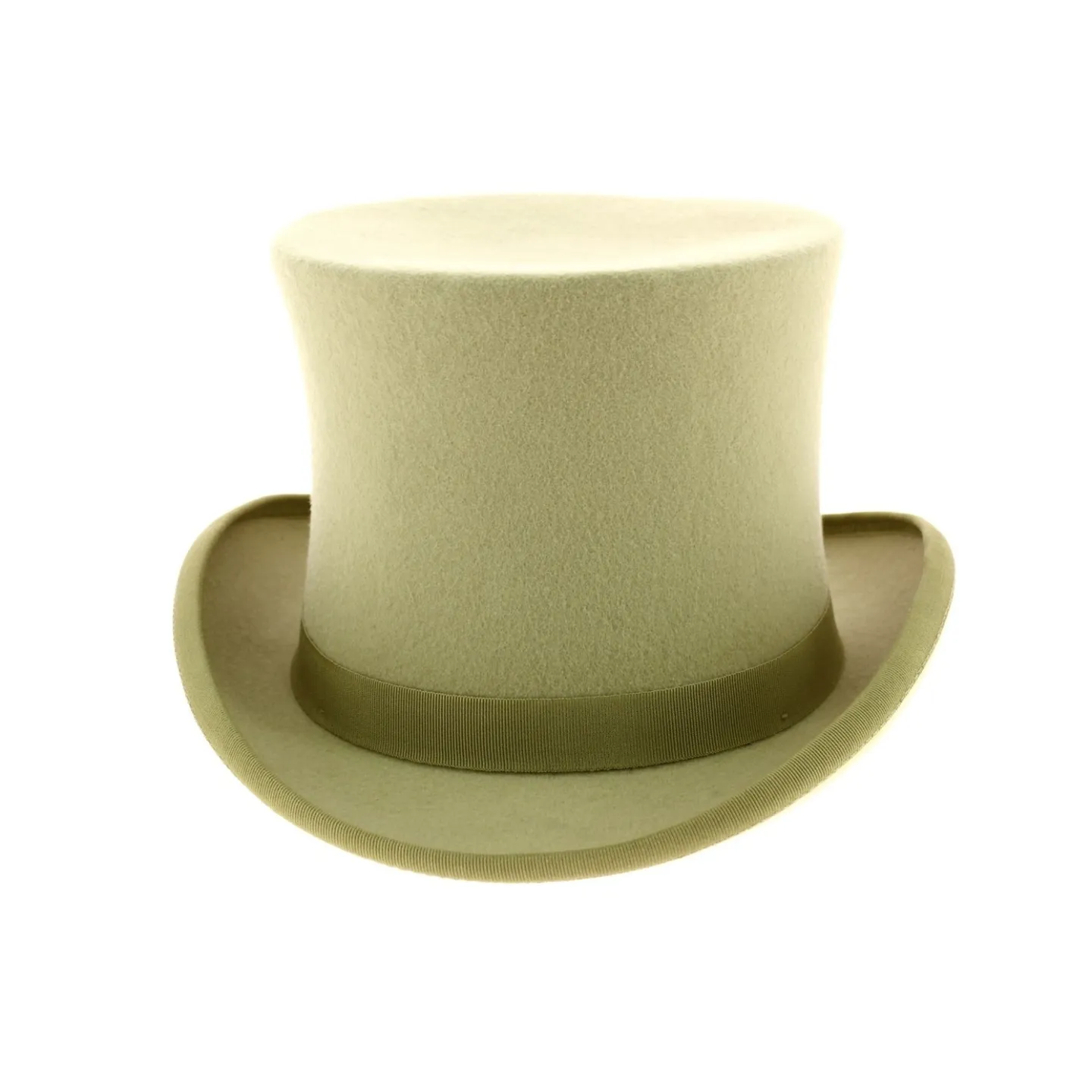 Pale Yellow Felt Top Hat - Traclet Reference: 18245 | Traclet Hat Shop