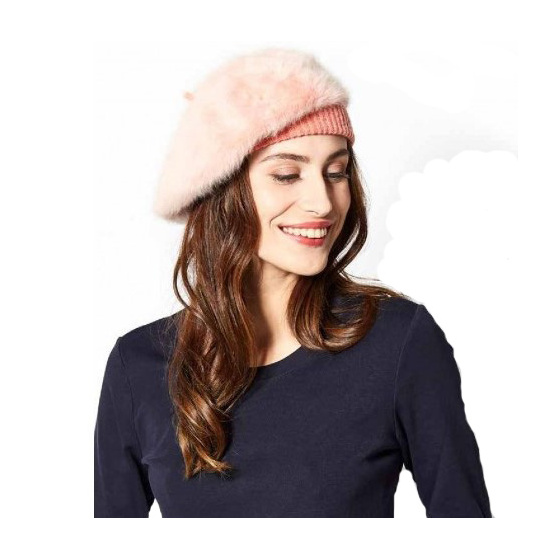 Parisienne Angora Coral Beret - Heritage by Laulhère