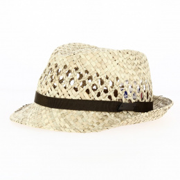 La Palma Natural Straw Trilby Hat - Traclet