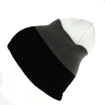 Bonnet The Frena Black Stripe- Coal Reference : 8804 | Chapellerie Traclet