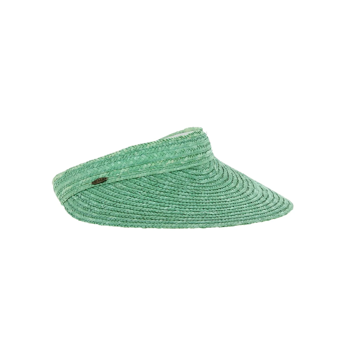 Visière paille Verte - Traclet Reference : 2483 | Chapellerie Traclet