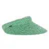 Visière paille Verte - Traclet Reference : 2483 | Chapellerie Traclet