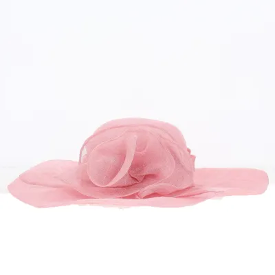 Corinne Straw Ceremonial Wide-Brimmed Hat made in France - Traclet Reference: 13073 | Traclet Hat Shop