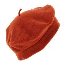 Béret polaire Denise Orange Brûlée - Traclet Reference : 807 | Chapellerie Traclet