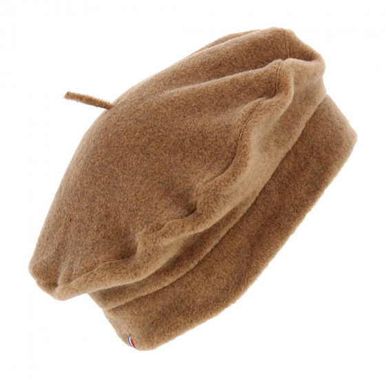 Polar Fleece Beret Denise Taupe - Traclet