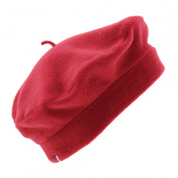 Denise Redcurrant Fleece Beret - Traclet