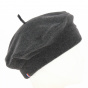 Denise Anthracite Fleece Beret - Traclet