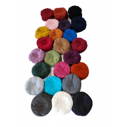 Denise Fleece Beret Fir green - Traclet