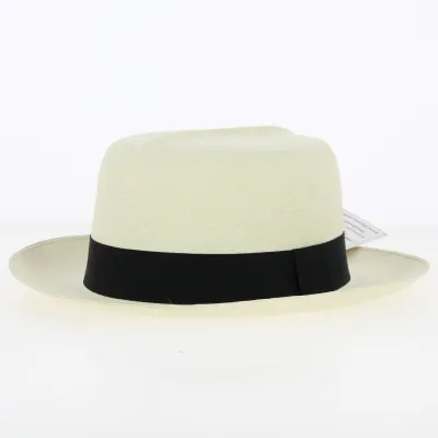 Chapeau Panama Montecristi Colonial Super Fino : chapeau fabriqué à la main en Equateur Reference : 18248 | Chapellerie Traclet