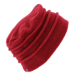 Colette Red Heather Fleece Beanie - Traclet
