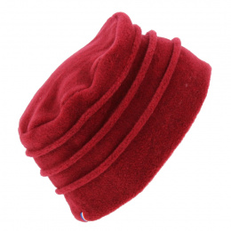 Fleece hat Colette Heather red - Traclet