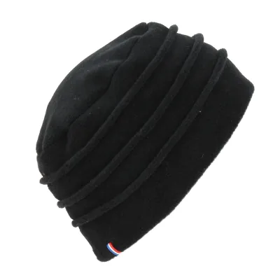 Colette Black Polar Fleece Beanie - Traclet Reference: 772 | Traclet Hat Shop