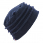 Colette Navy Fleece Beanie - Traclet